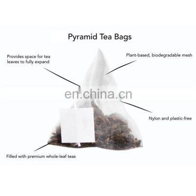 Ultrasonic Sealing Nylon Pyramid Tea Bag Packing Machine Triangle Tea Bag Packing Machine Cotton Tea Bag Packing Machine photo-2
