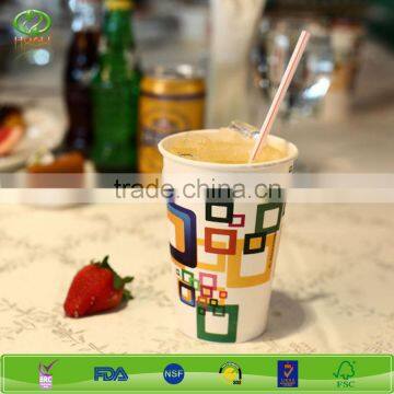 Disposable recycled wholesale price beverage cold drink paper cup