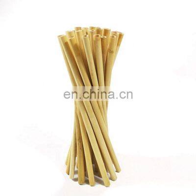 Hot Sale Natural Bamboo Straw Biodegradable Drinking Straw 8.0*200mm for Party