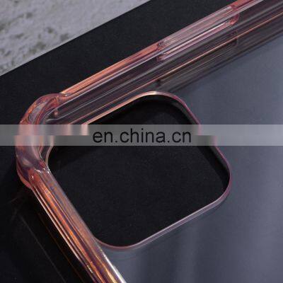 Wholesale Clear Phone Case Transparent Clear Acrylic Shockproof Back Cover for IPhone13/13Pro Max