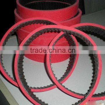 Industrial Timing Belt T5 T10 AT5 AT10 Custom Made Timing Belt Red Rubber Coated PU Timing Belt