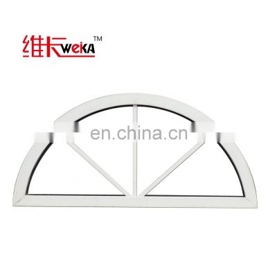 Plastic Graphic Design Vertical Fixed White or any Color Customer's Logo Can Be Acceptable Quality OEM Half Round Windows