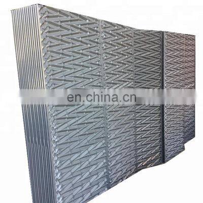 PVC Fill Package/Media Width 730mm Any Length Grey Cross/Counter Flow Cooling Tower fill