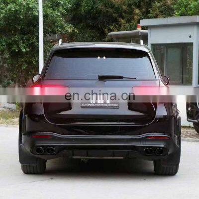 Genuine Car Accessories Rear Lip With Tips For Benz GLC Coupe Change to Amg Rear Diffuser With Exhaust Pipe Rear Tips photo-5