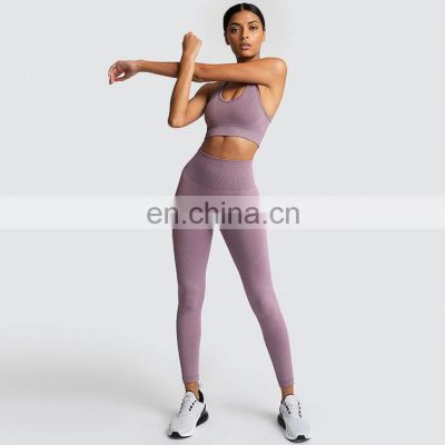 Yoga Bra Set 2021 Winter New Jumpsuit Women Fitness & Yoga Wear Zipper Yoga Set