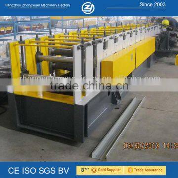 Steel Beam Metal Purlin Roll Forming Machine With Punching                        
                                                Quality Choice