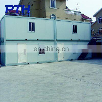 Factory price two story detachable container houses combined modular rooms for sale