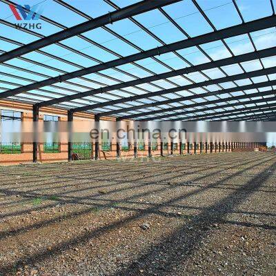 Build big storage prefabricated industrial commercial steel structure warehouse