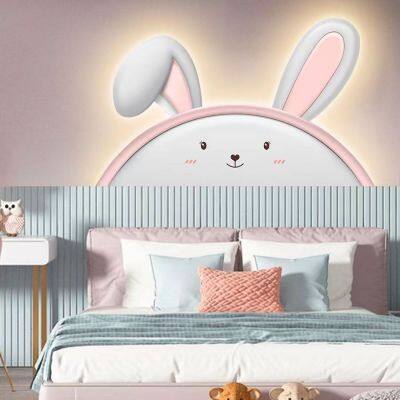 Cute Rabbit LED Lamp Atmosphere Children's Room Bedside Decoration Painting21 photo-3