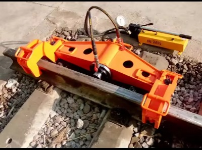 Hydraulic Rail Bender Track Rail Horizontal and Vertical Curve or Straight Rail Operations Equipment photo-2