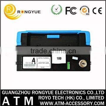 atm machine atm parts cassette for bank with lock and key for security ATM Parts OP Cassette