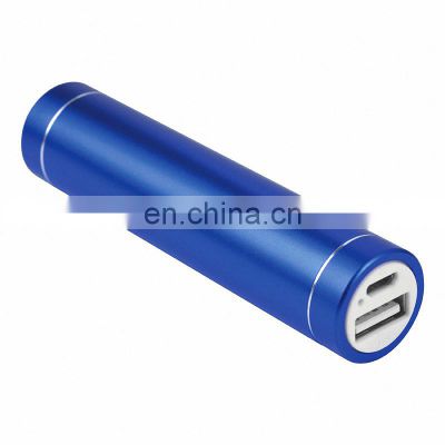 Stylish Turbo Tube shaped aluminium power bank 18650 Lithium battery smart phone charger gifts promotion mini powerbank