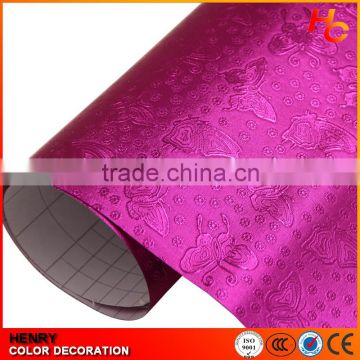 2016 New design colorful decorative self adhesive film pvc wall paper