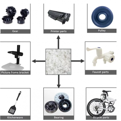 PA66 DuPont 10B40HS1 40% Mineral Fiber Reinforced Heat Stable With Mold Release Agent Transmission Gear Parts of PA66 Nylon PA66 10B40HS1 photo-2