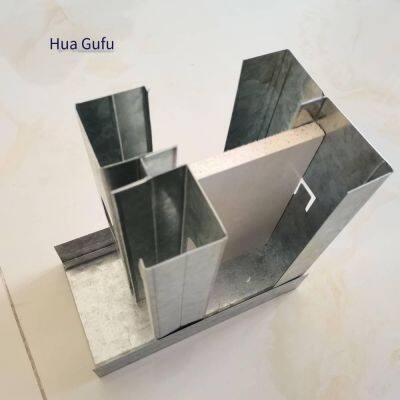 Assembled High-sound-insulation Double-cavity 112 Keel for Meeting Rooms, Silent Keel Partition for Hotels, Z-shaped Vibration-damping Partition Wall photo-3