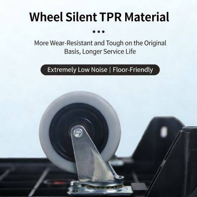 HL04A Suitable for Home Use Foldable Portable Home Platform Push Trolley Cart Capacity 150kg photo-4