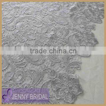 TL036A Made in China Beautiful Gery Wedding Lace Table Overlays for Sale photo-4