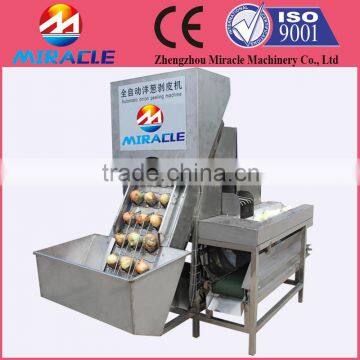 Green onion dehydrated machine to process onion skin removal machine