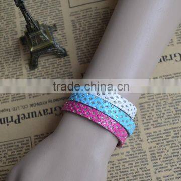 Wholesale Spots Leather Bracelets