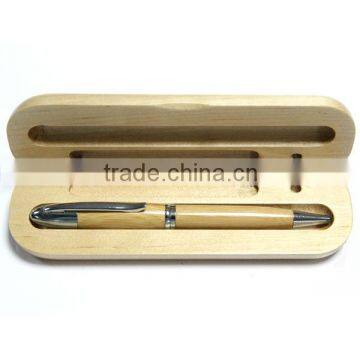 High quality twist engraved bamboo pen set