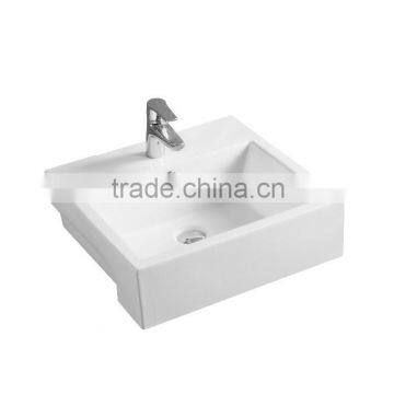 JETMAN Construction Material Bathroom Cabinet Ceramic Face Wash Basin