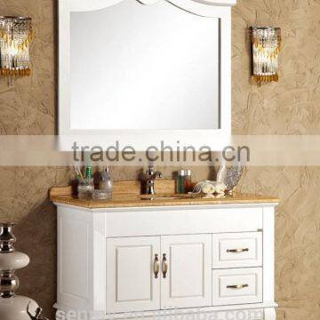 Foshan 15 years professional experience manufacture modern european floor standing bathroom cabinet