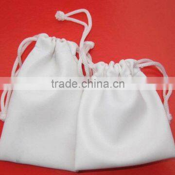 Promotional recycled cotton drawstring bag