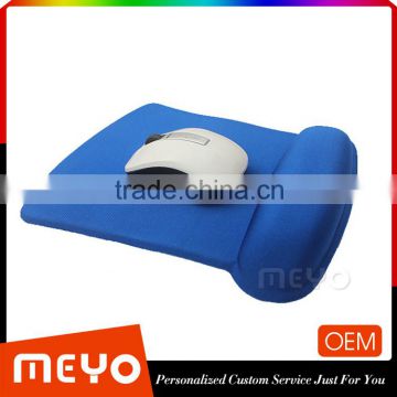 2016 China memory foam mouse pad with soft hand rest mat