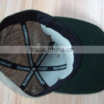 Custom Logo Embroidery Linen Hemp Snapback Hats With Different Types of Snap Back Caps photo-4