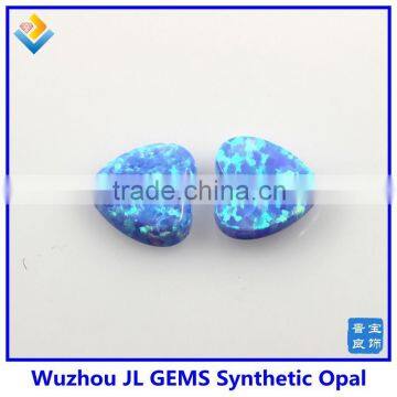 2015 Hot Sale Synthetic Fashion Heart shape Opal Stone for Jewelry