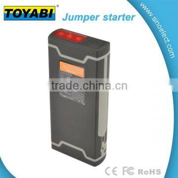 Powerful jump starter to safely jump start a dead battery in seconds