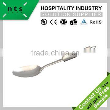 stainless steel hotel serving spoon