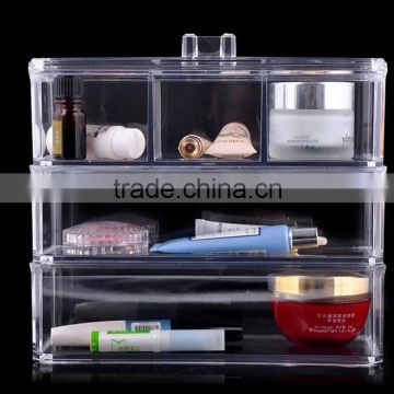 gift for girls New Clear Jewellery acrylic makeup container