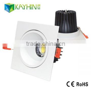 Good quality CB&UL&TUV&SAA 15W recessed downlight alu led downlight