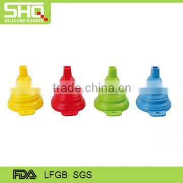 Hot sale colorful silicone funnel