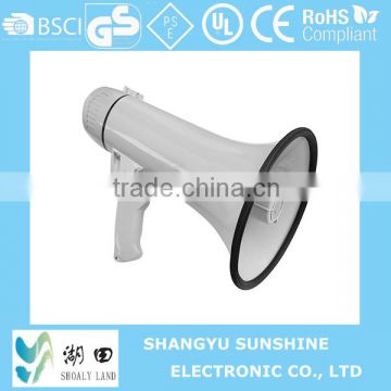 Electric Portable Megaphone/ Magnetic Speaker 10 W/Bull Horn