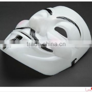 Anonymous PVC V For Vendetta Halloween Mask/Plastic party masks