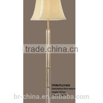 CE/UL/SAA brass crystal floor lamp FL21628