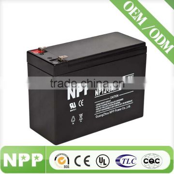 12 volt 12V9AH MF Sealed rechangeable battery for UPS