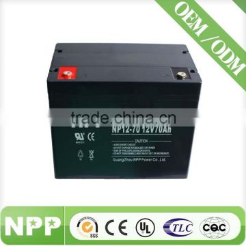 China manufacturer cheap offer high quality 12v 70ah npp deep cycle battery