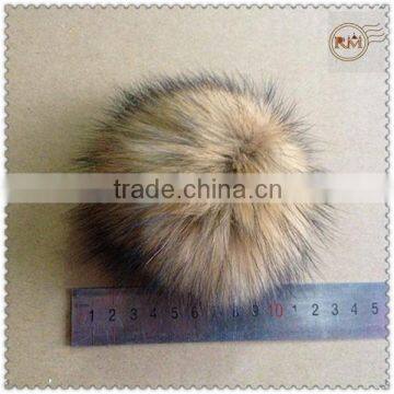 100% Fluffy Raccoon Fur Balls Keychains photo-4