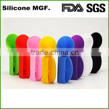 Hot Portable Soft Silicone Sound Amplifier Loud-speaker Horn Stand for IPhone 5 photo-5