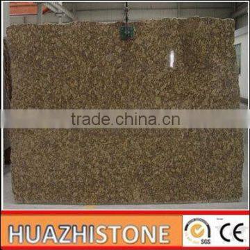 xiamen cheap Giallo Fiorito granite countertop slabs for kitchen