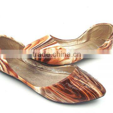 New Fashion Special Leather Popular Comfortable Flower Flat Shoes in Stock