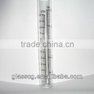 12cm printed glass tube Rain gauge