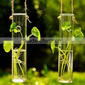 Artistic Style Clear Glass Vase For Home Decoration, Wedding Decoration