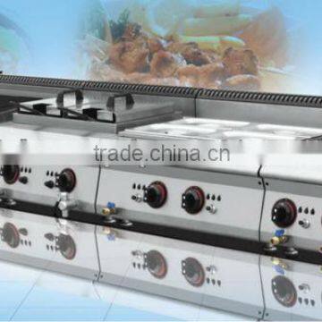 Hotel kitchen equipment - stainless steel counter top gas combination oven