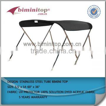 2 bow stainless steel frame bimini top