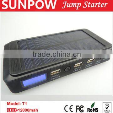 SUNPOW Car Booster Emergency Tool 12000mah Jump Starter