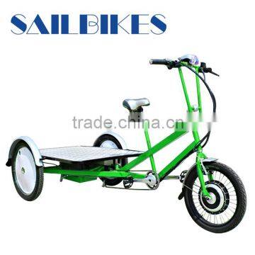 outdoor flatbed 3 wheel tricycle for cargo